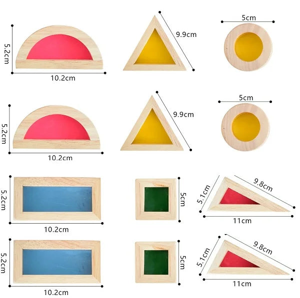 Bloques de madera sensoriales