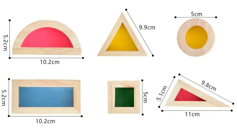 Bloques de madera sensoriales