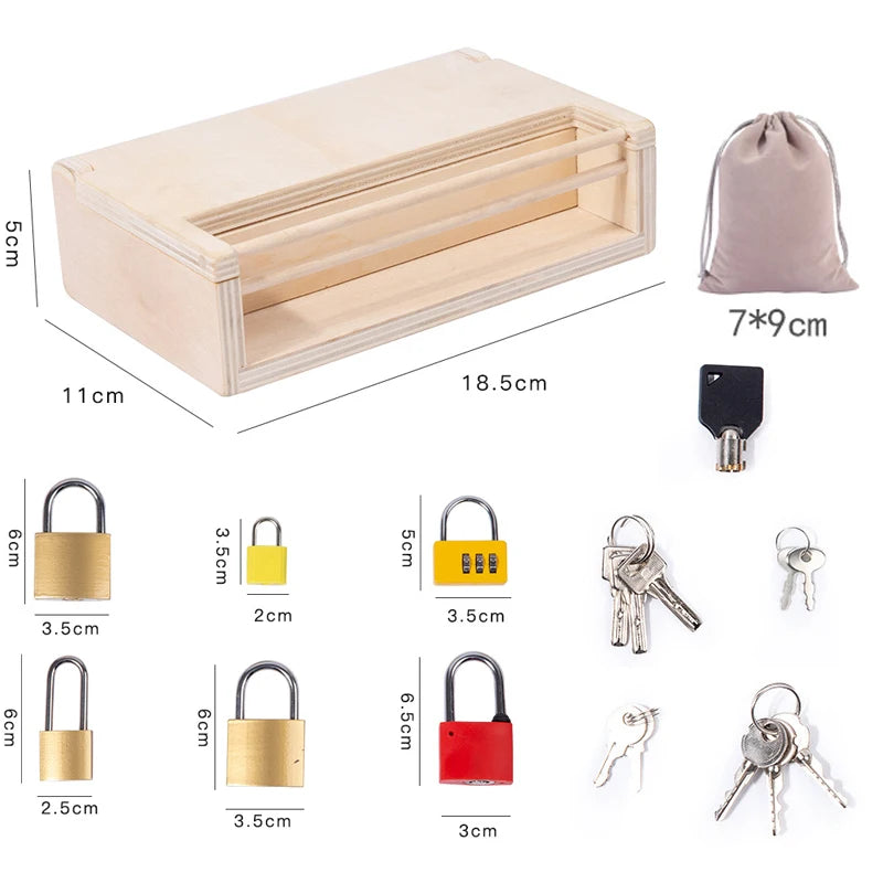 Set Candados y caja